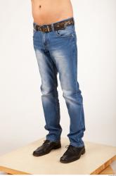 Leg Man Casual Jeans Average Studio photo references